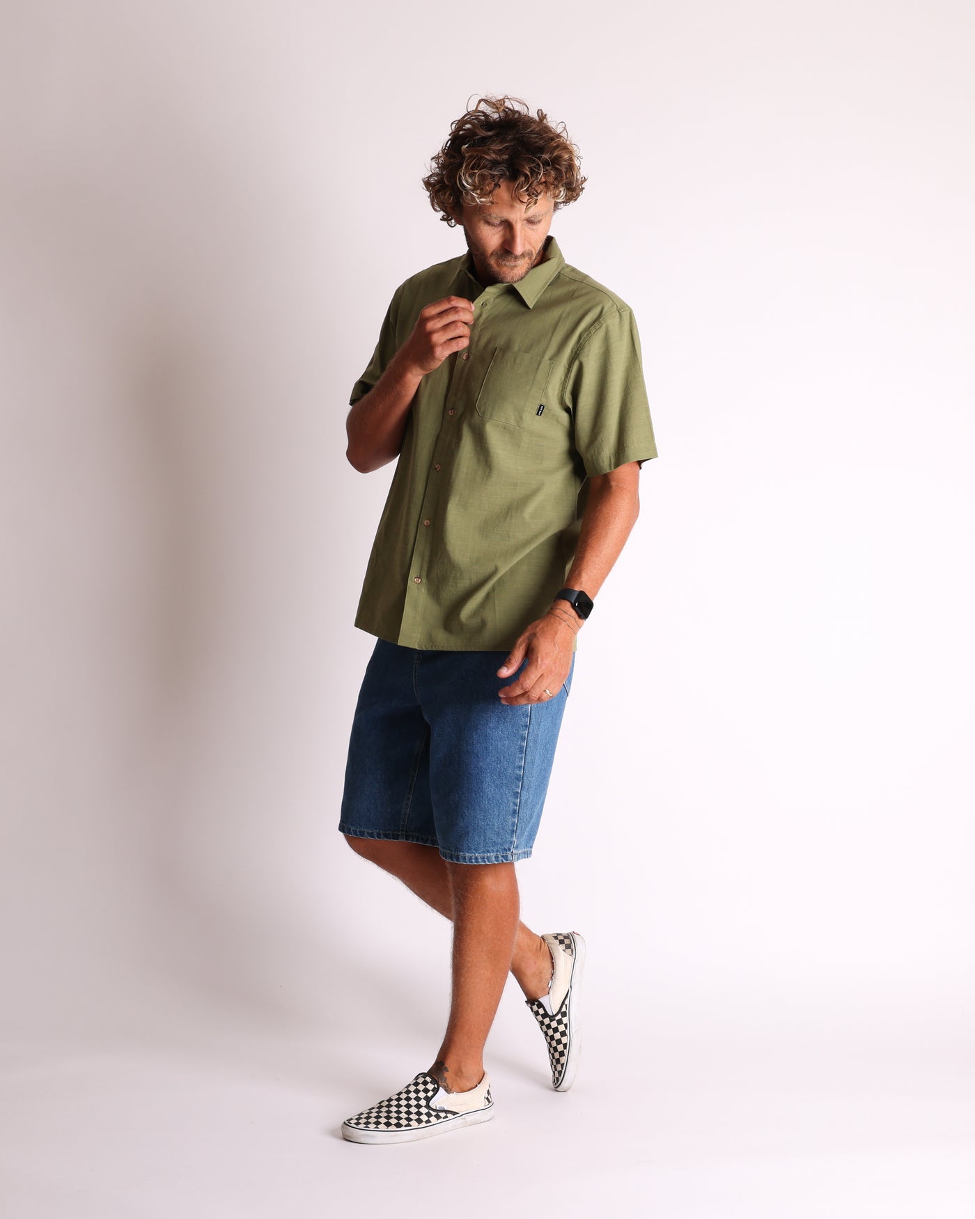 Time S/S Shirt - Military