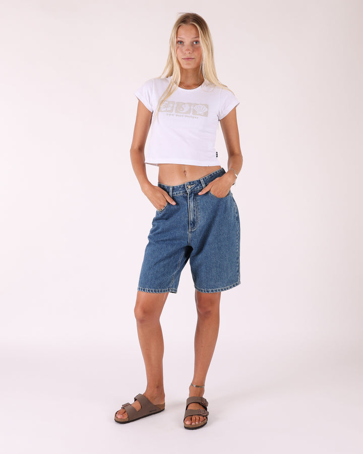 Keepsake Shrunken Fit Tee - White