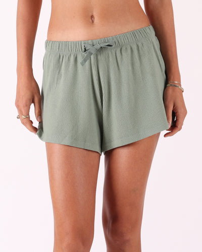 Horizon Rib Short - Teal