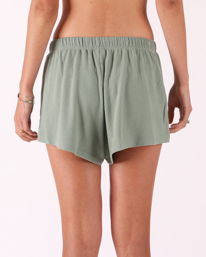 Horizon Rib Short - Teal