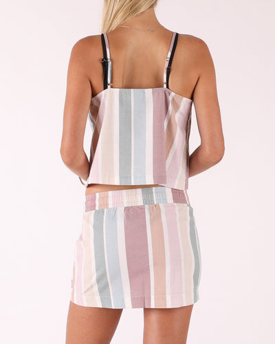 Essential Mini Skirt - Sunkissed Stripe