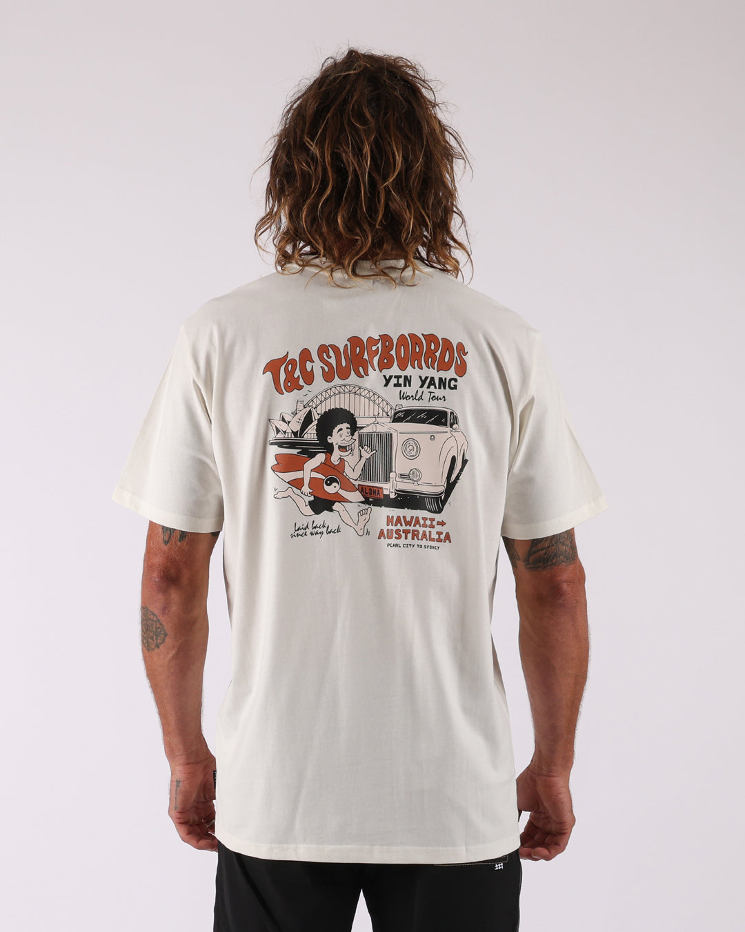 World Tour Tee - Natural