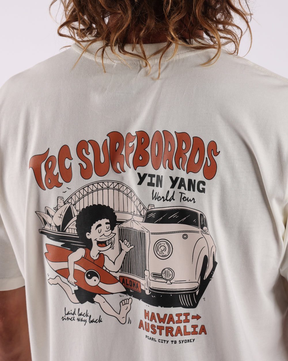 World Tour Tee - Natural