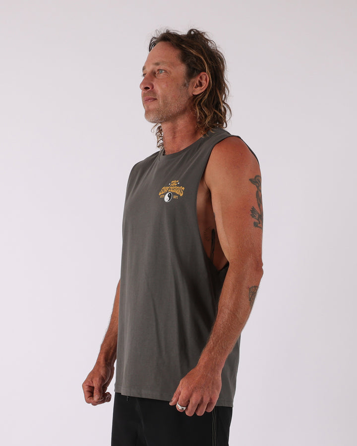 Good Vibes Muscle - Vintage Char