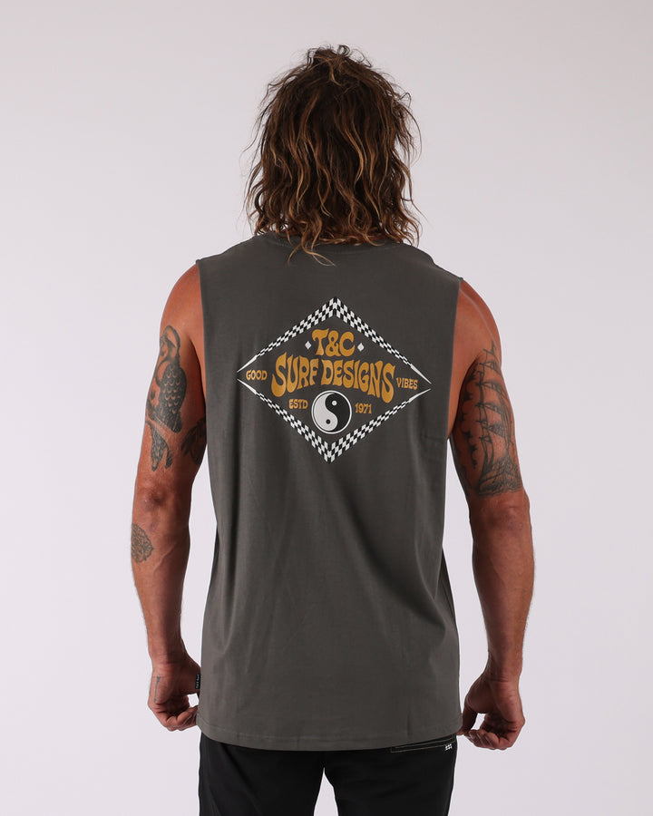 Good Vibes Muscle - Vintage Char