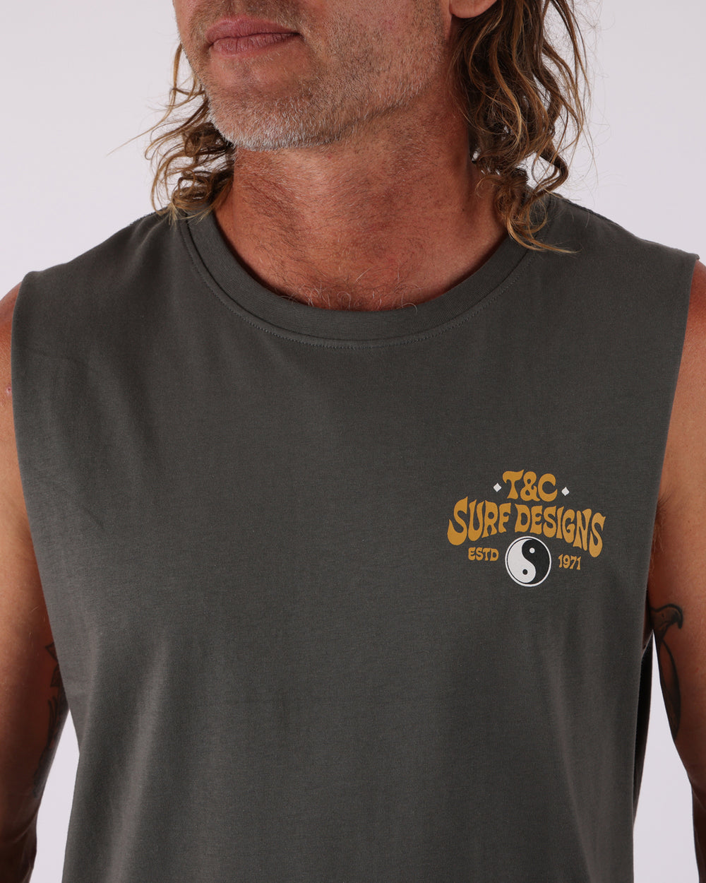 Good Vibes Muscle - Vintage Char