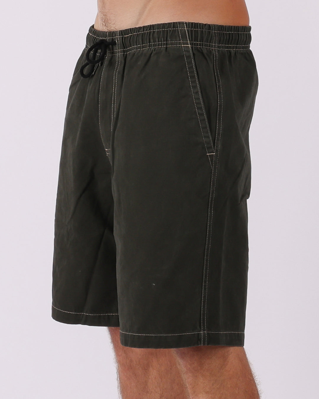 Ninetees Twill Short - Charcoal