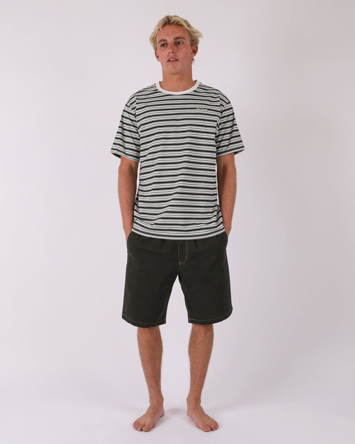 Ninetees Twill Short - Charcoal