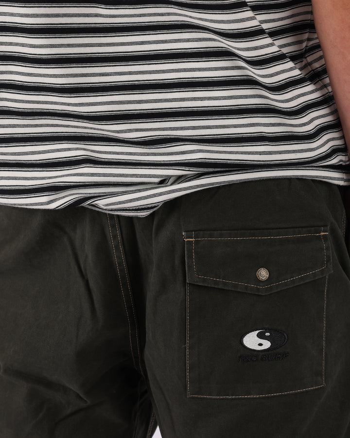 Ninetees Twill Short - Charcoal