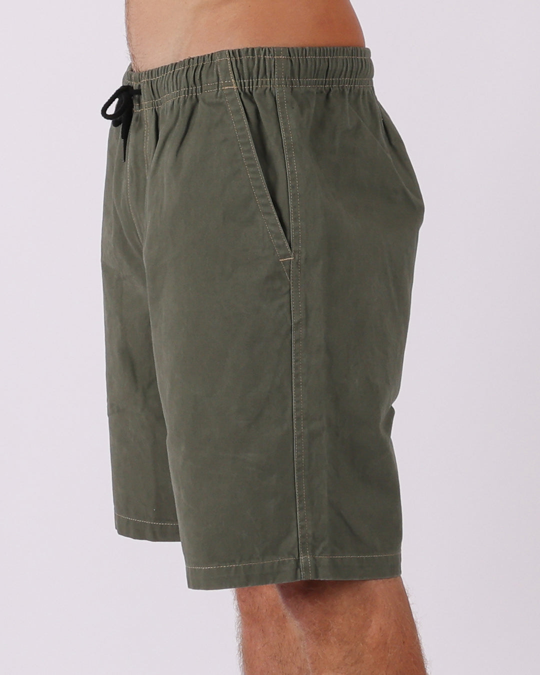 Ninetees Twill Short - Military