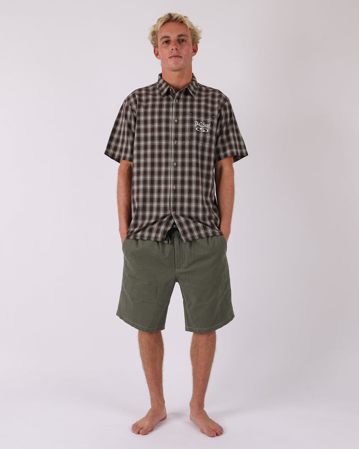 Ninetees Twill Short - Military