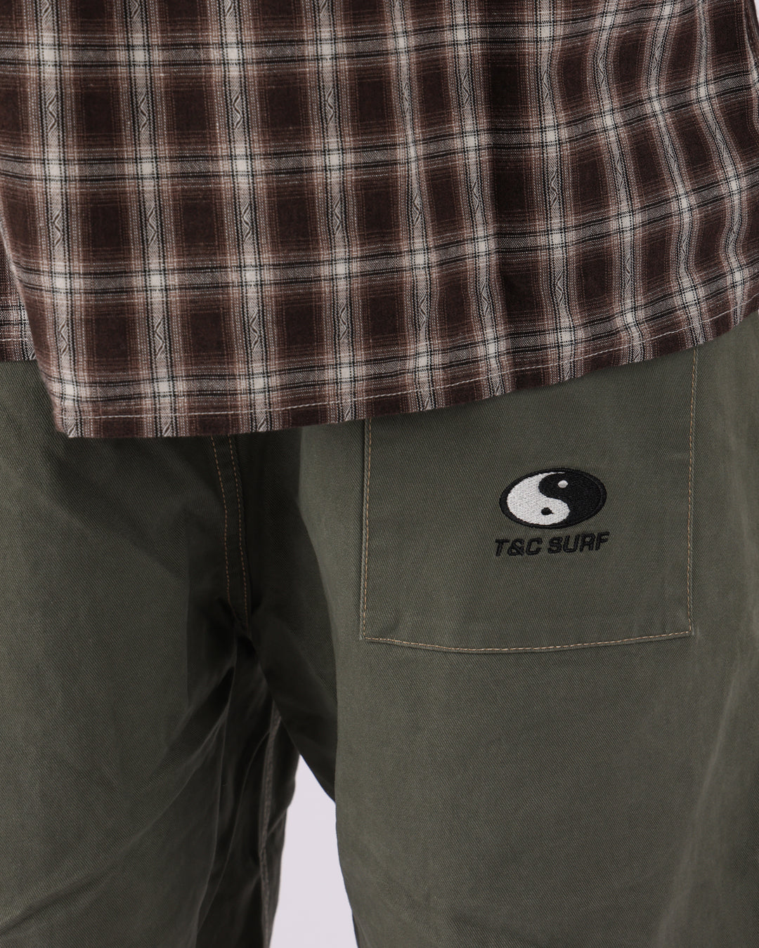 Ninetees Twill Short - Military