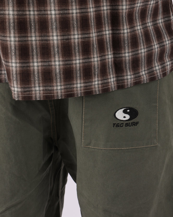 Ninetees Twill Short - Military
