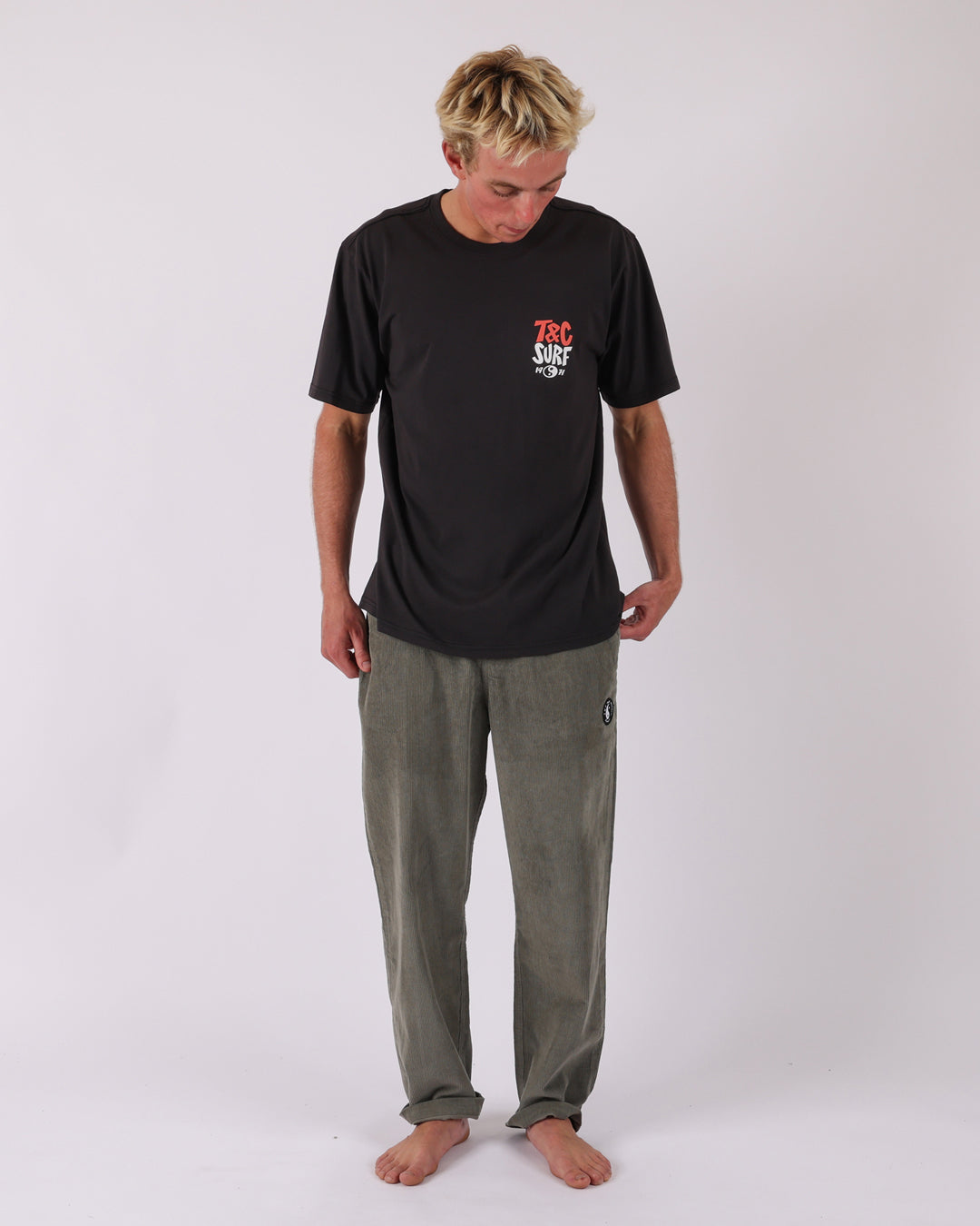 The Stoke Tee - Washed Black