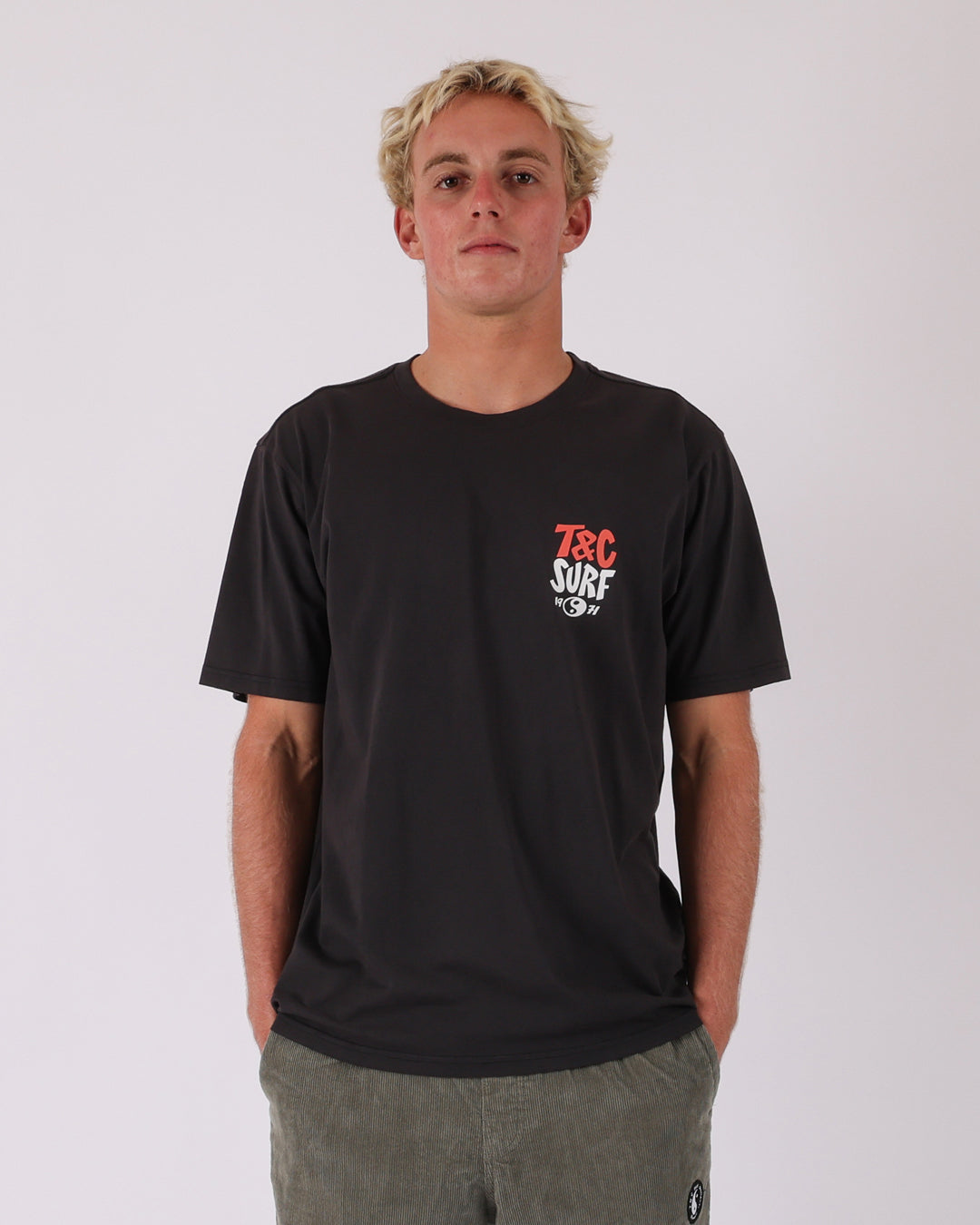 The Stoke Tee - Washed Black