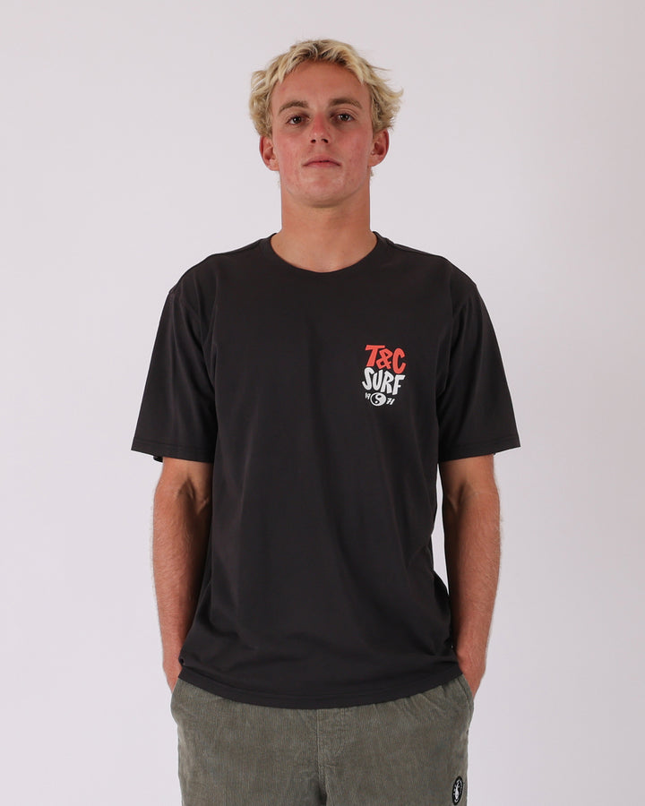 The Stoke Tee - Washed Black