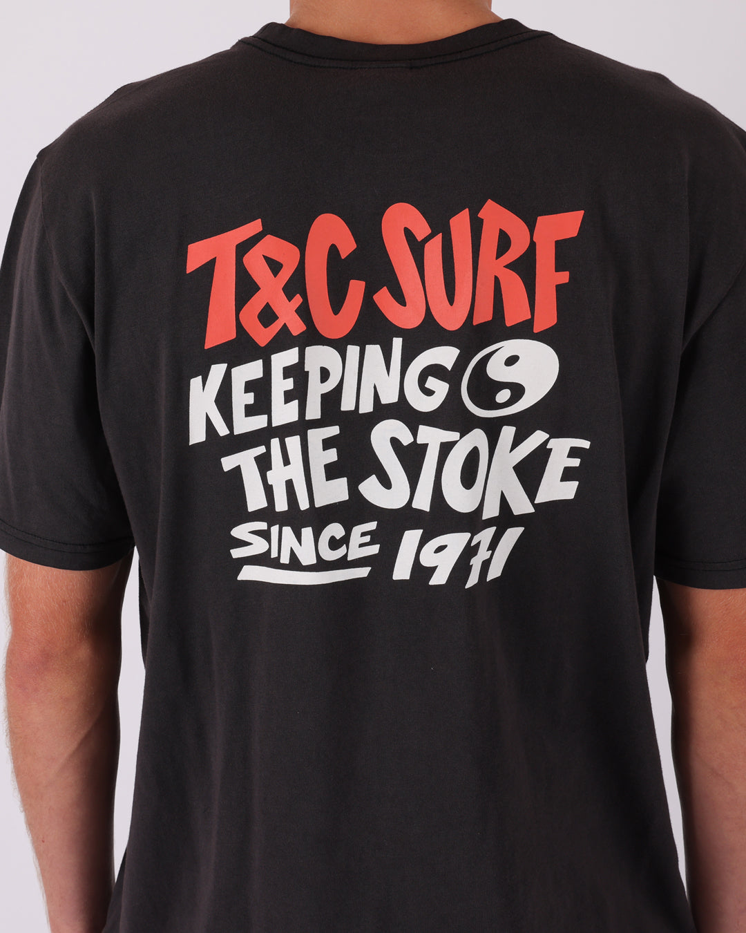 The Stoke Tee - Washed Black