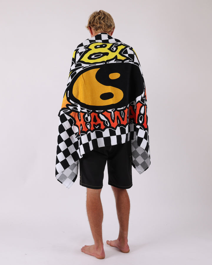 Circa Towel - Black/White