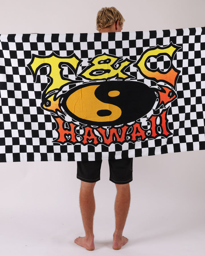Circa Towel - Black/White