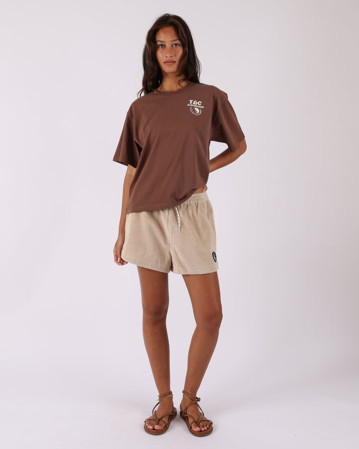 Surf Shack Tee - Cocoa