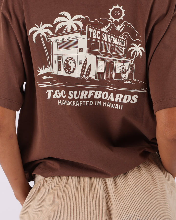 Surf Shack Tee - Cocoa