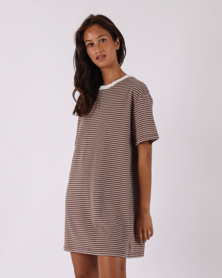 Pipeline Tee Dress - Cocoa