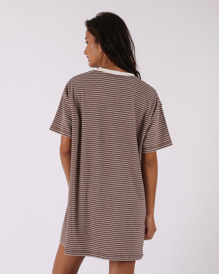 Pipeline Tee Dress - Cocoa