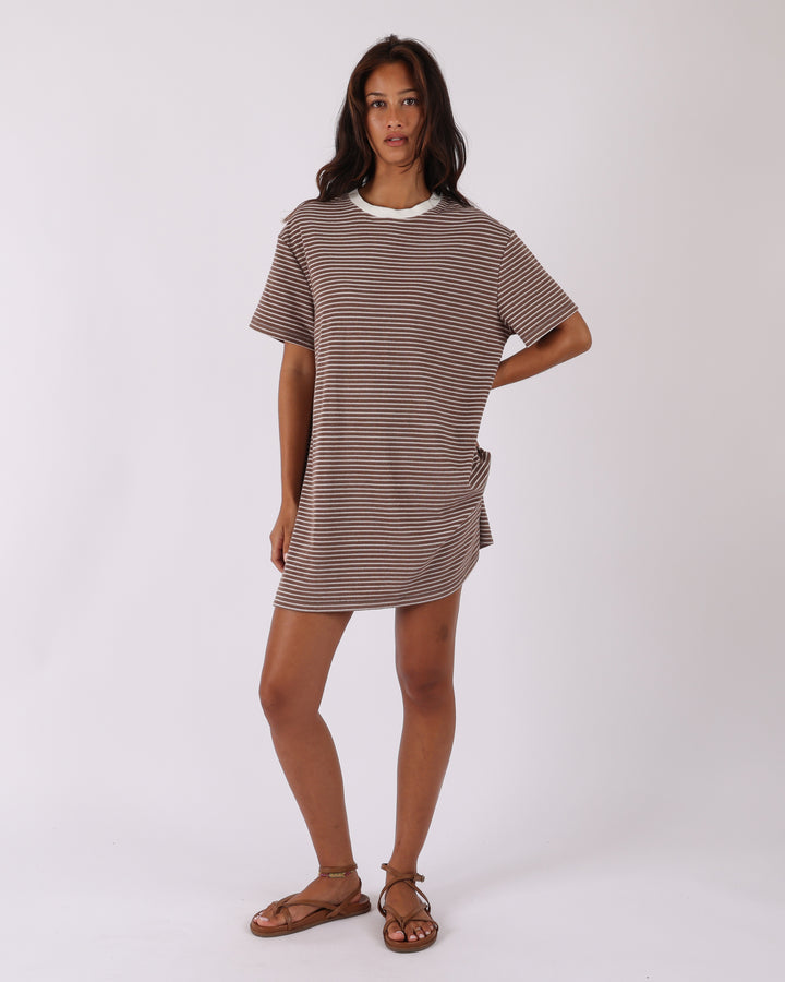 Pipeline Tee Dress - Cocoa