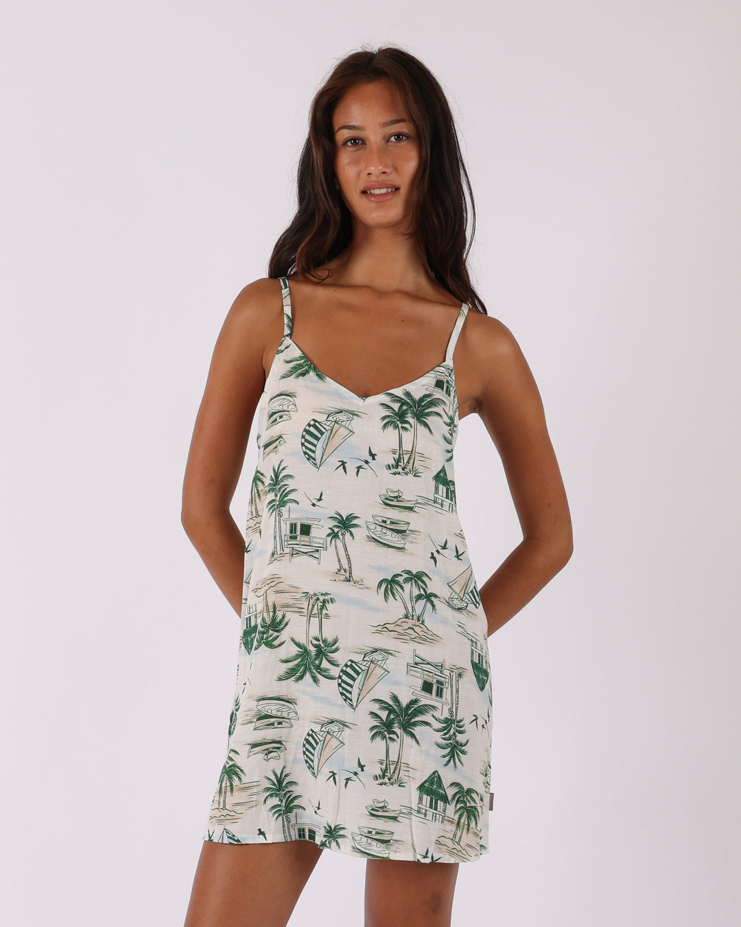 Kaimana Beach Mini Dress - Shell
