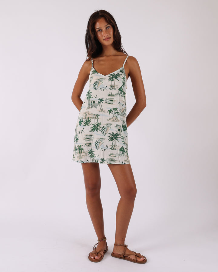 Kaimana Beach Mini Dress - Shell