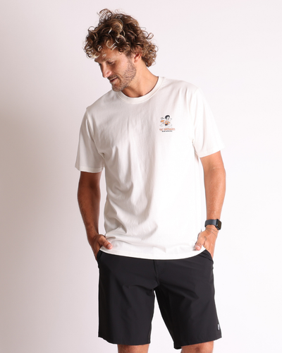 Gone Surfing Tee - Natural
