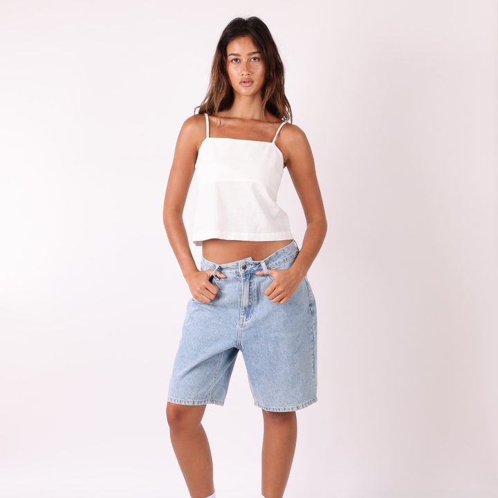 Essential Cami Top - White