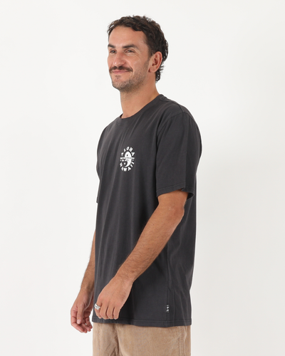 Back To Basixs Tee - Washed Black