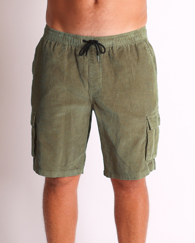 Barrack Cord Short - Military