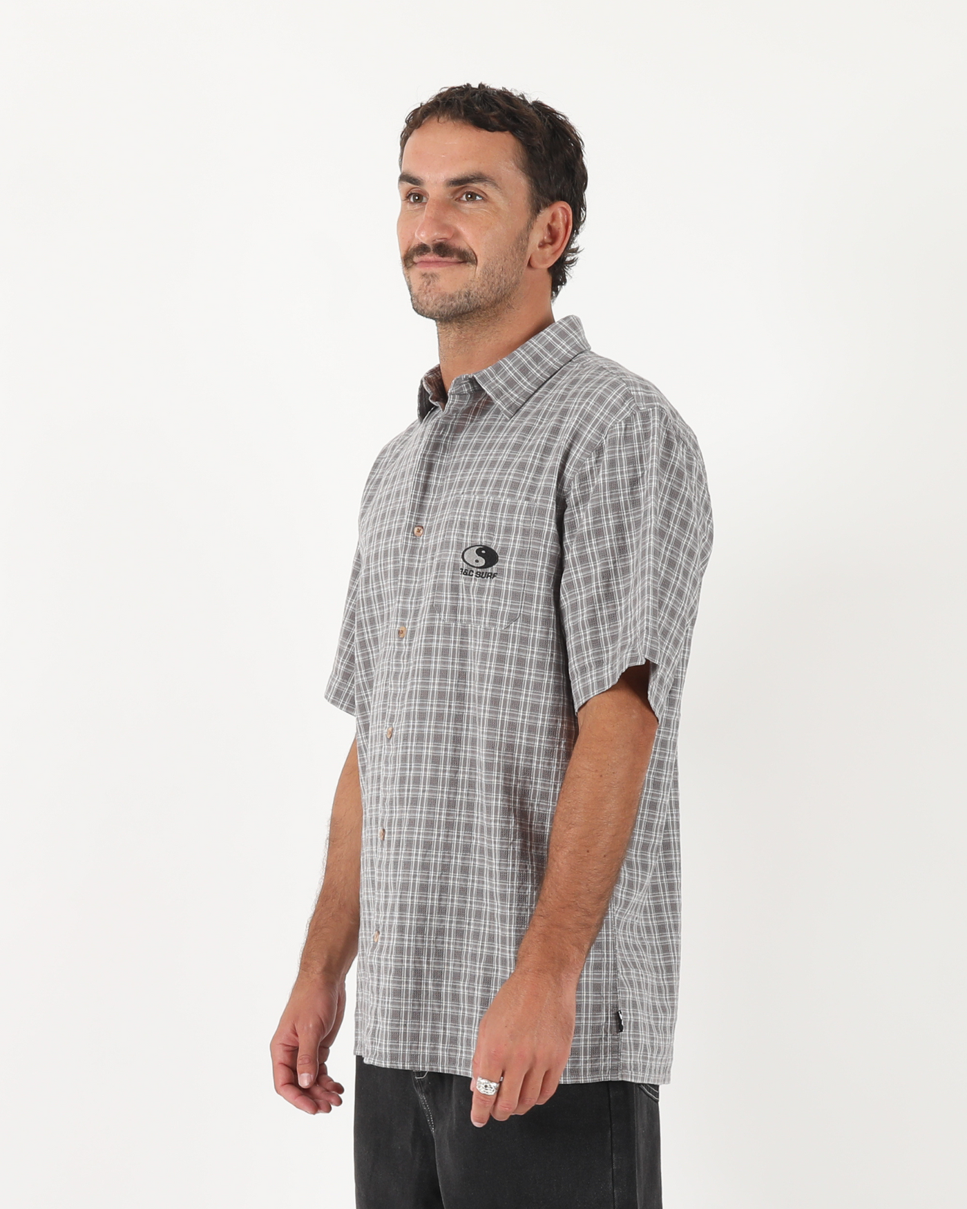 Coded S/S Shirt - Grey