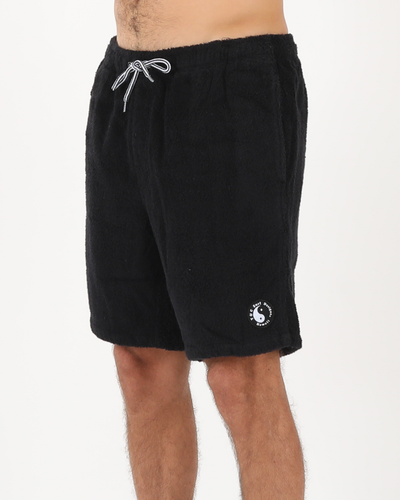 Terry Toweling Short - Black