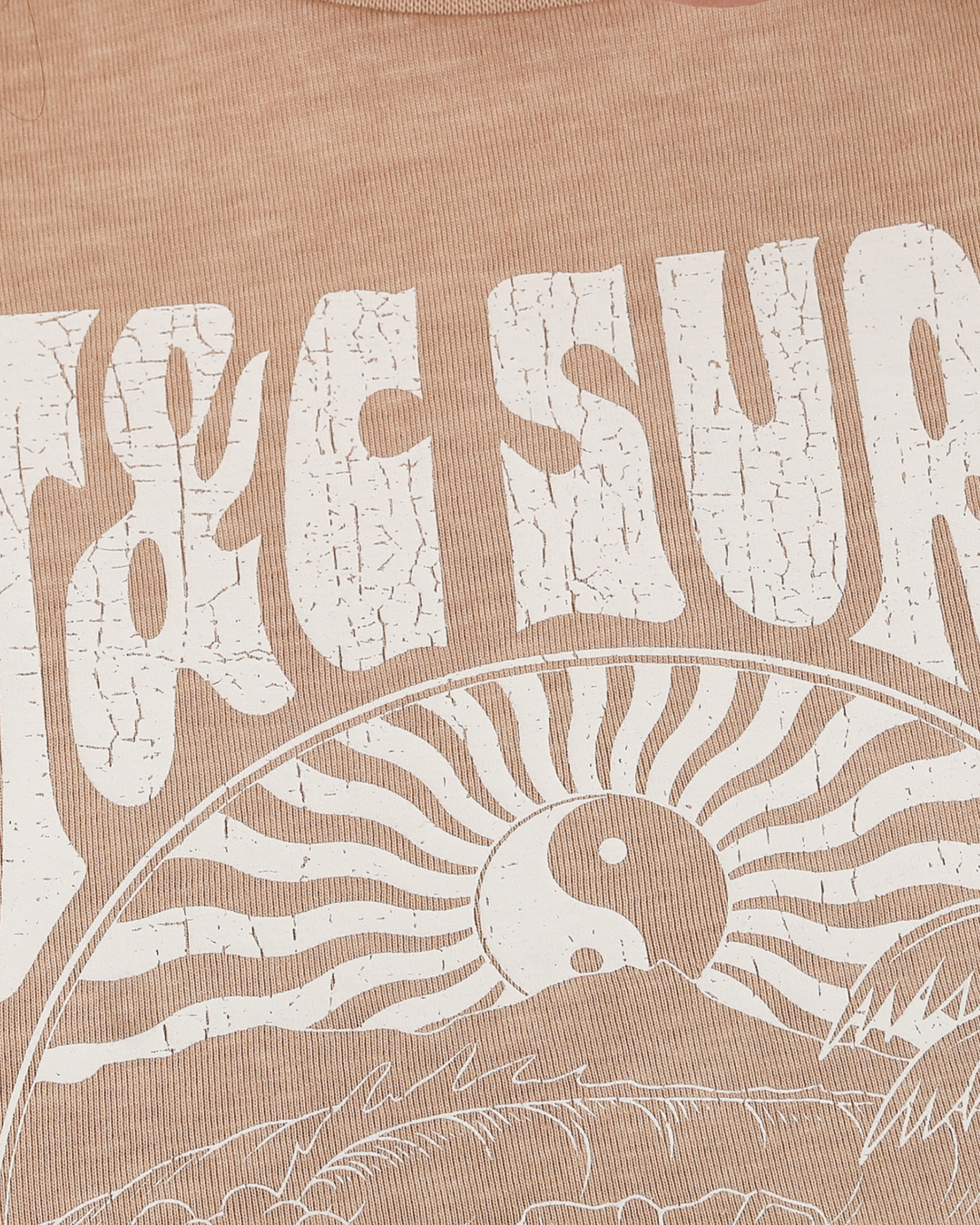 Scenic Shrunken Fit Tee - Washed Honey