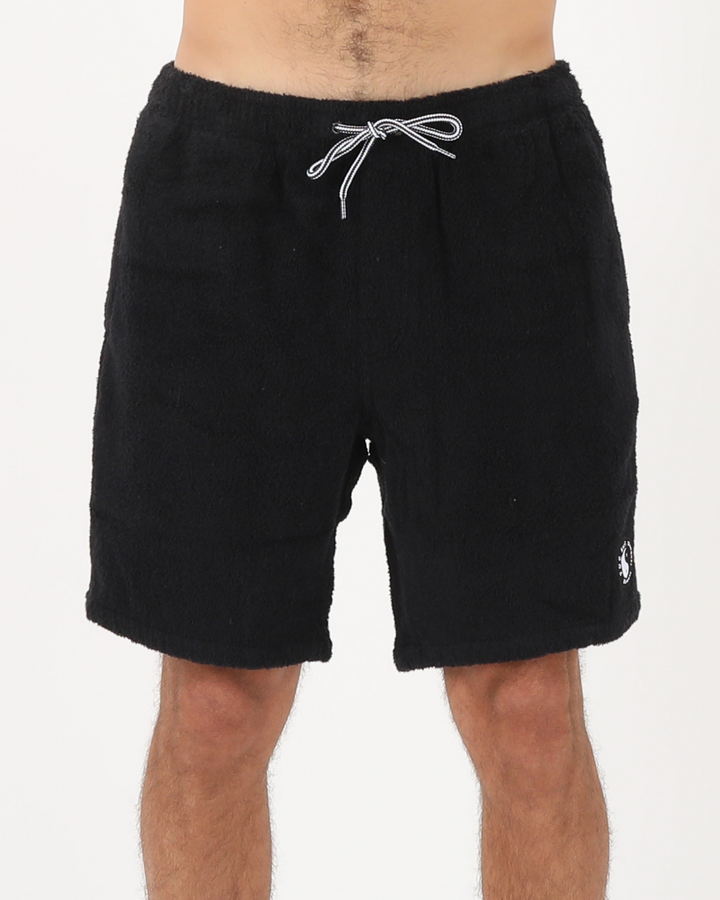 Terry Toweling Short - Black