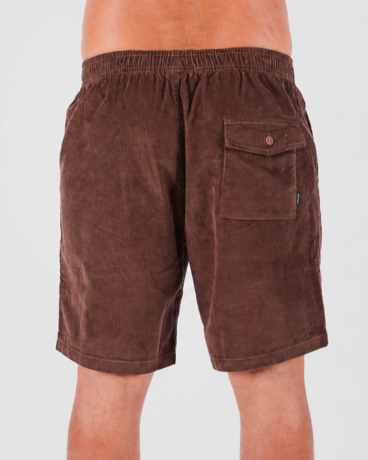 Whaler Cord Short - Chocolate