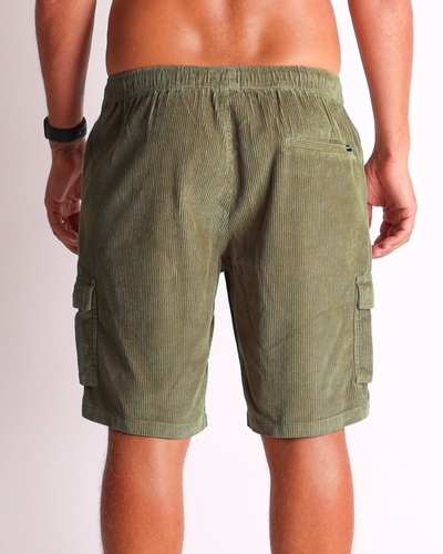 Barrack Cord Short - Military
