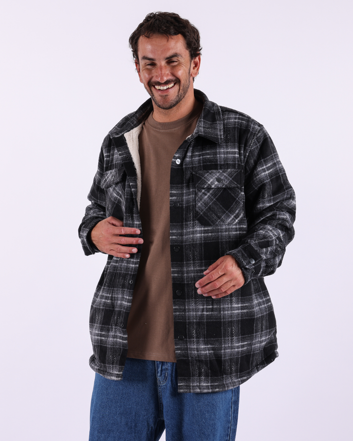 Quiver Sherpa Jacket- Char
