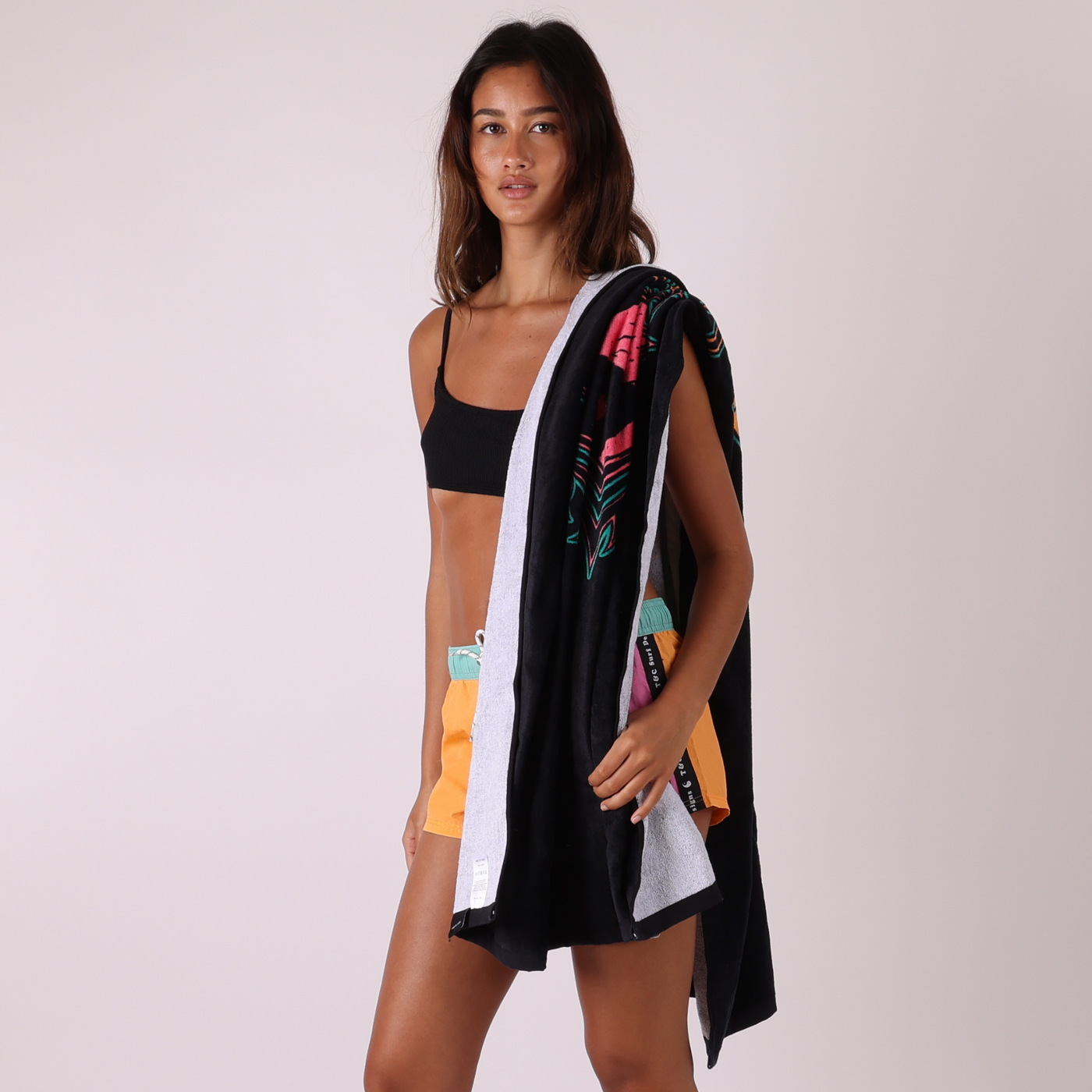 Diamond Towel - Black