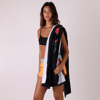 Diamond Towel - Black