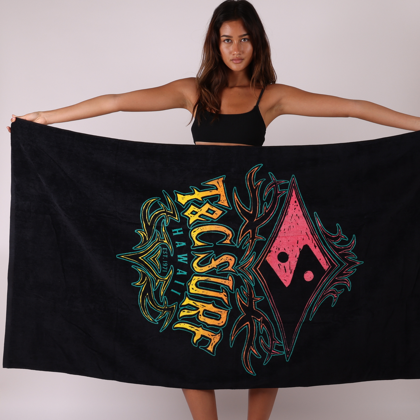 Diamond Towel - Black