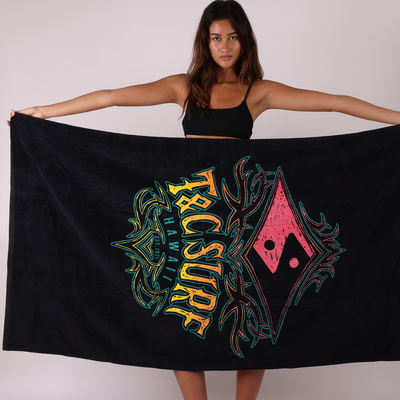Diamond Towel - Black