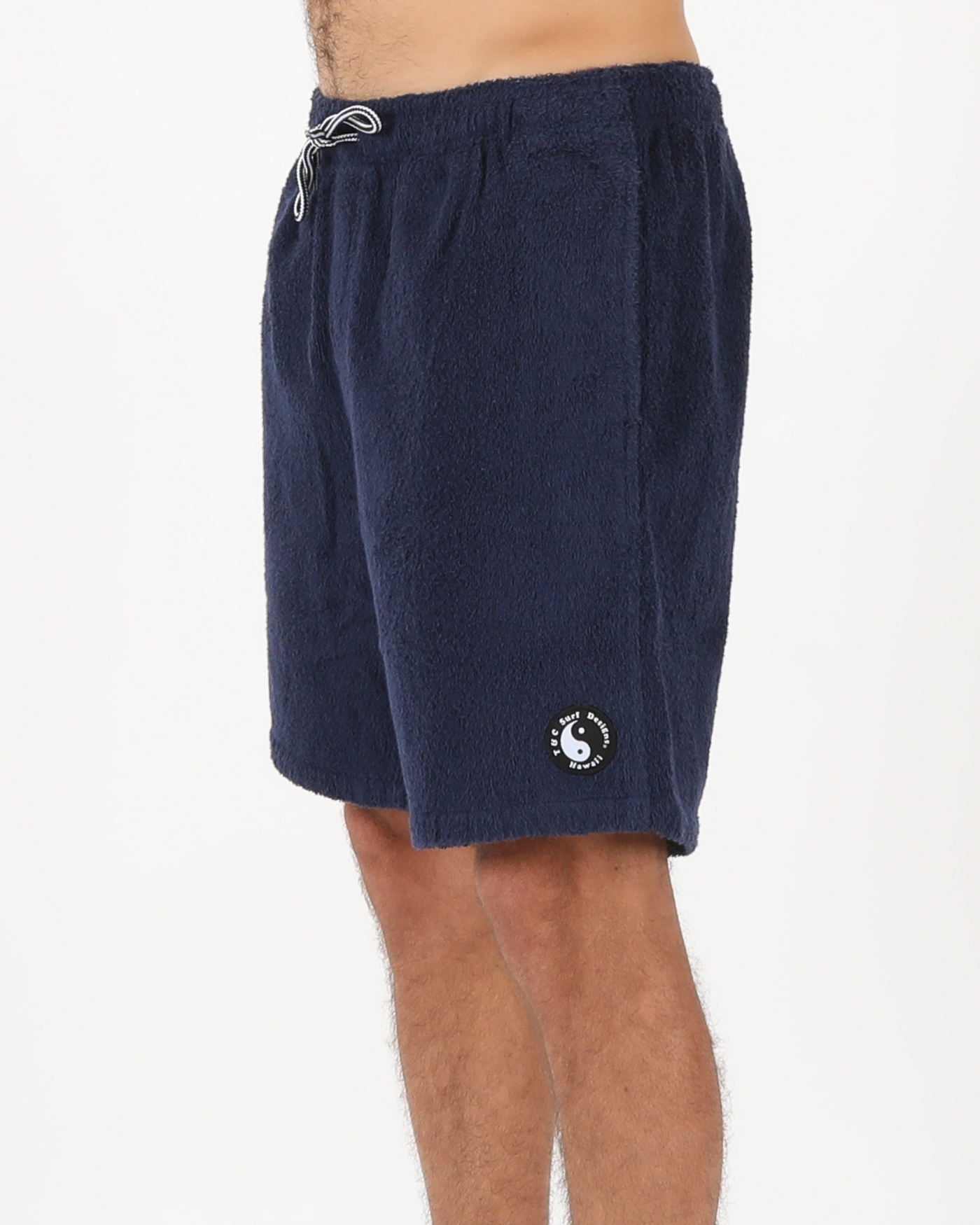 Boys Terry Toweling Short - Navy