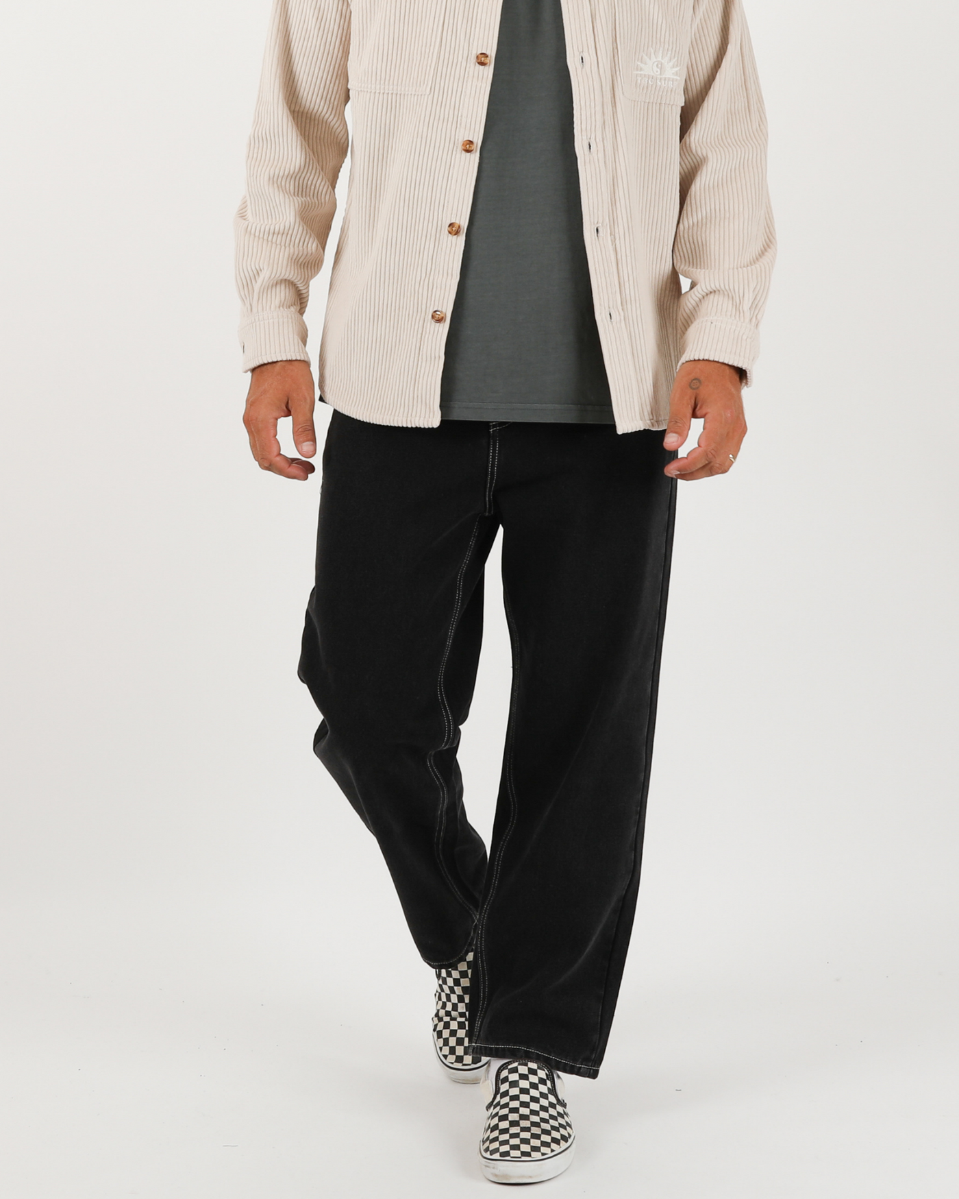 Thrift Denim Jean - Washed Black