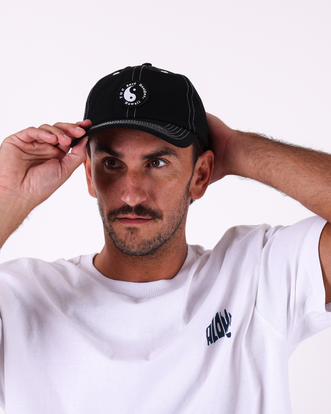 OG Dad Cap - Black/White