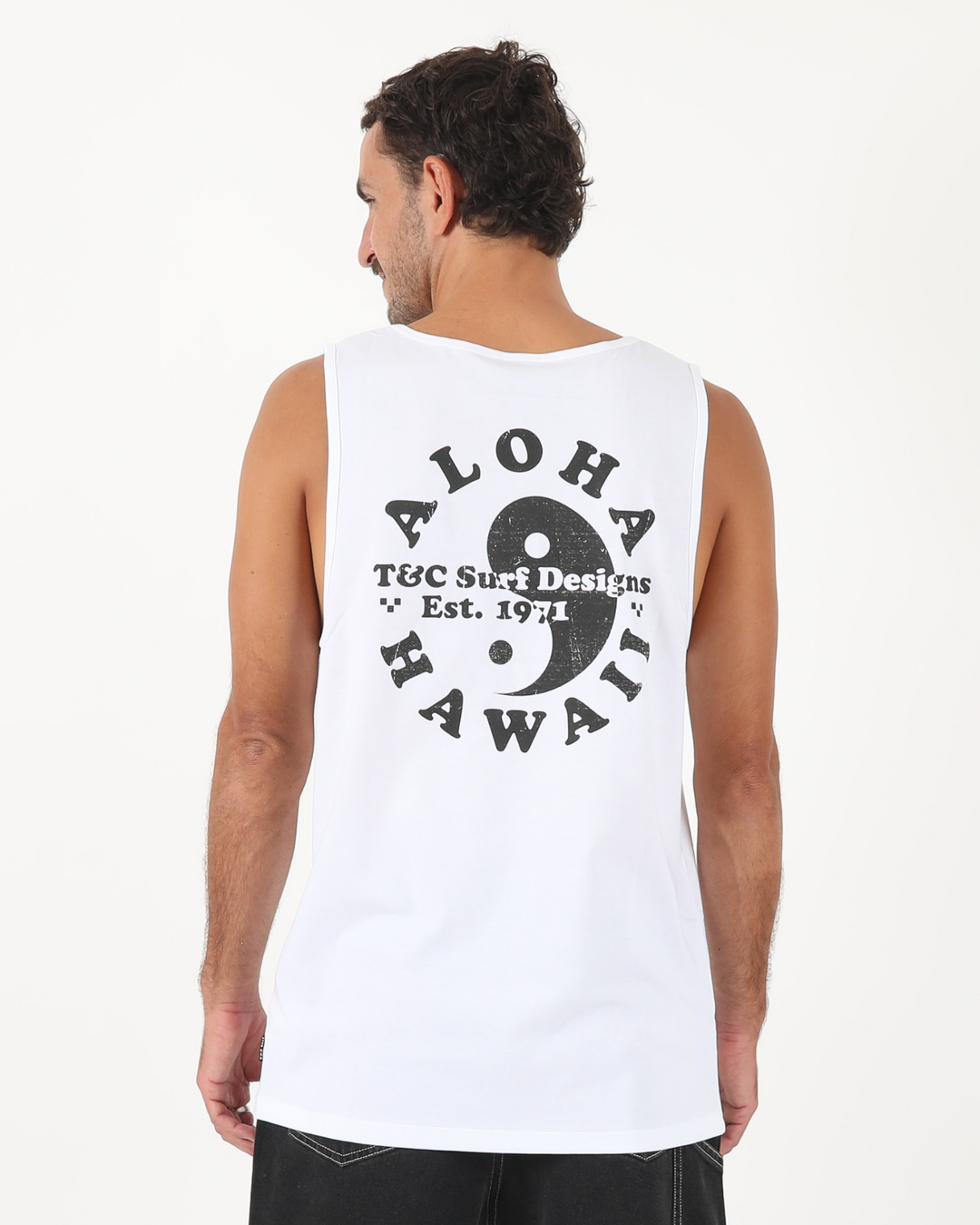 Back To Basixs Singlet - White