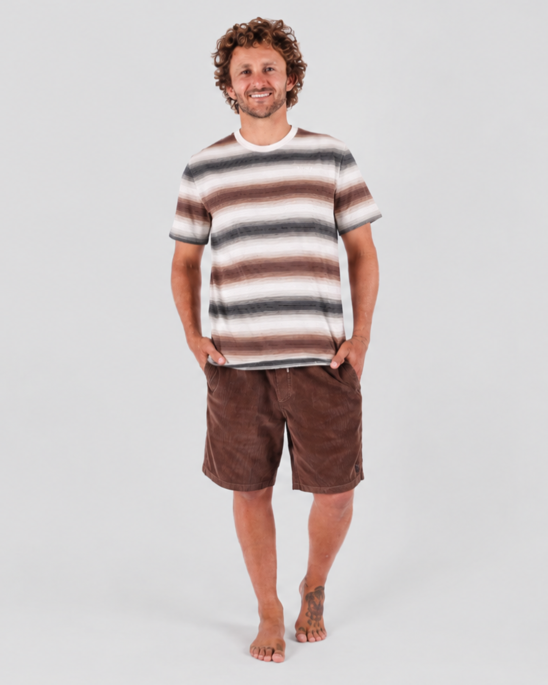 Whaler Cord Short - Chocolate